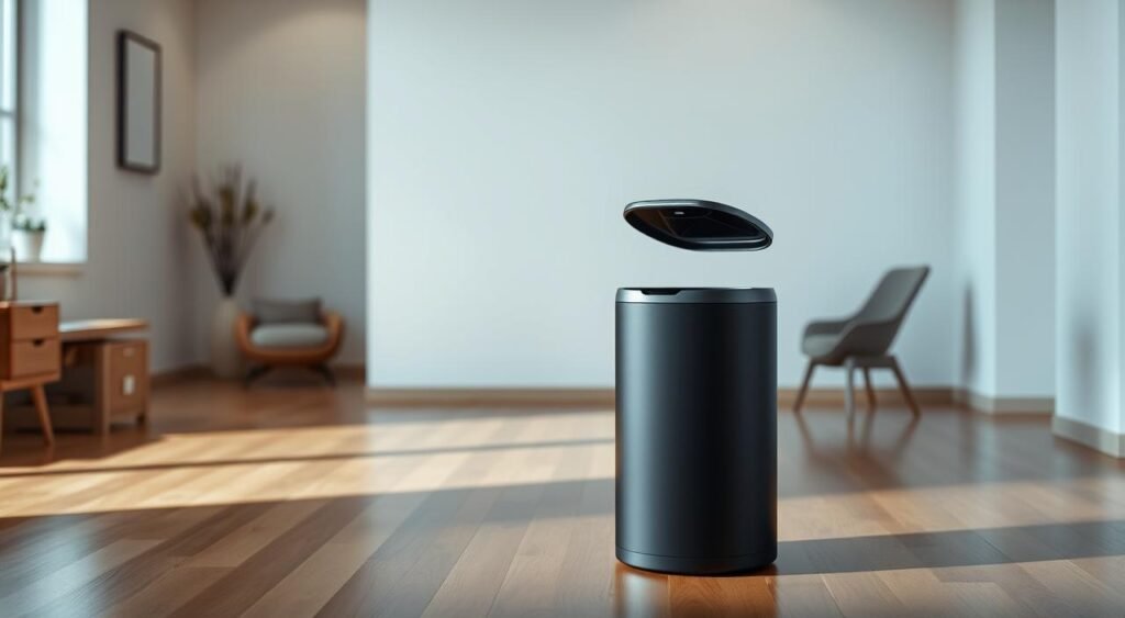lixeira automática para ambiente interno
